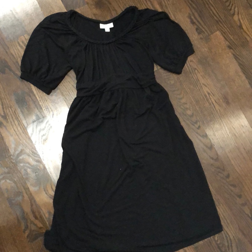 Black maternity dress